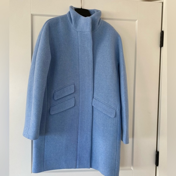 J. Crew Jackets & Blazers - New with tags, J Crew Cocoon coat Italian stadium-cloth wool Thinsulate size 4